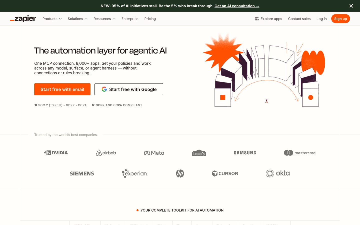 Zapier captured reference