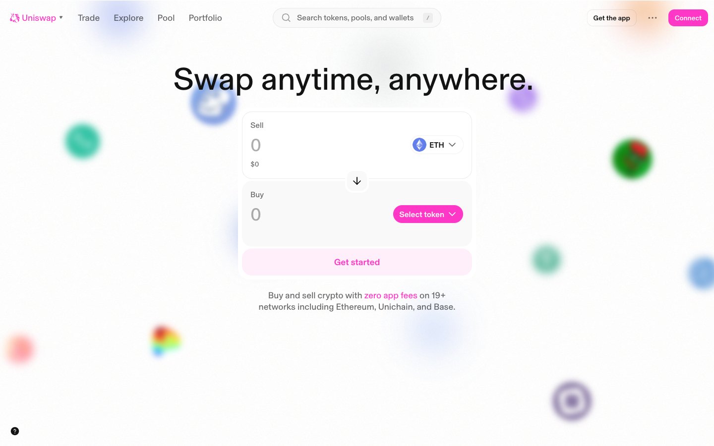 Uniswap captured reference