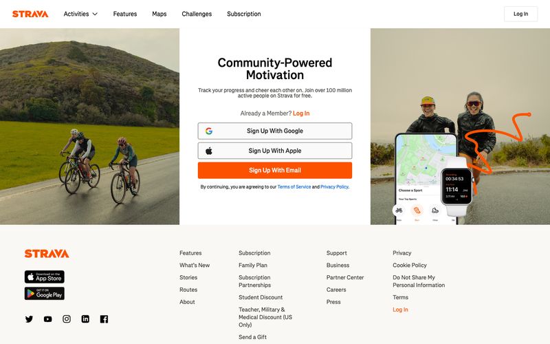 Strava preview