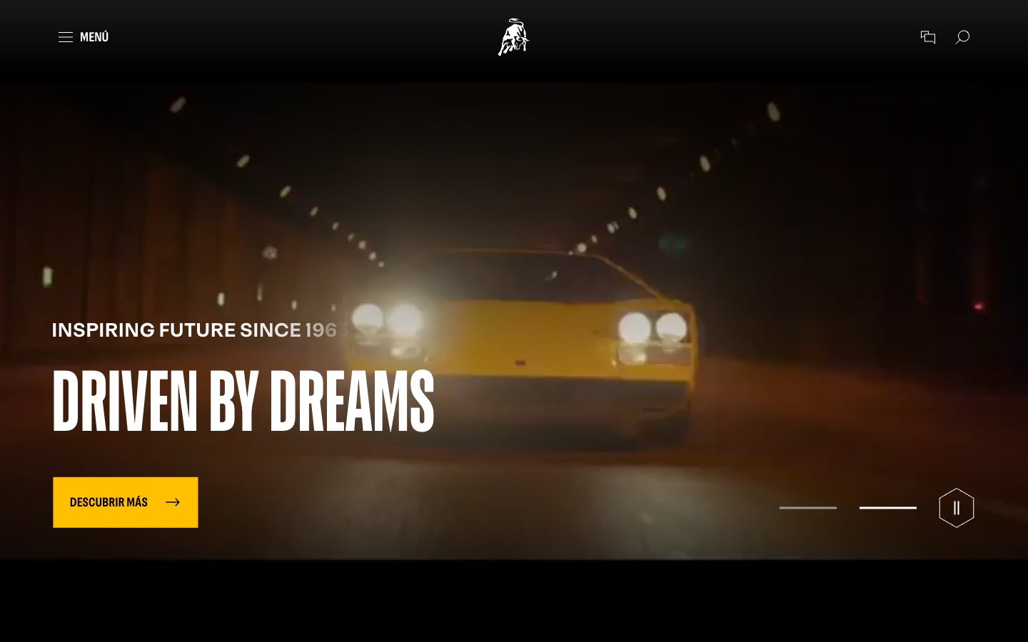 Lamborghini.com captured reference