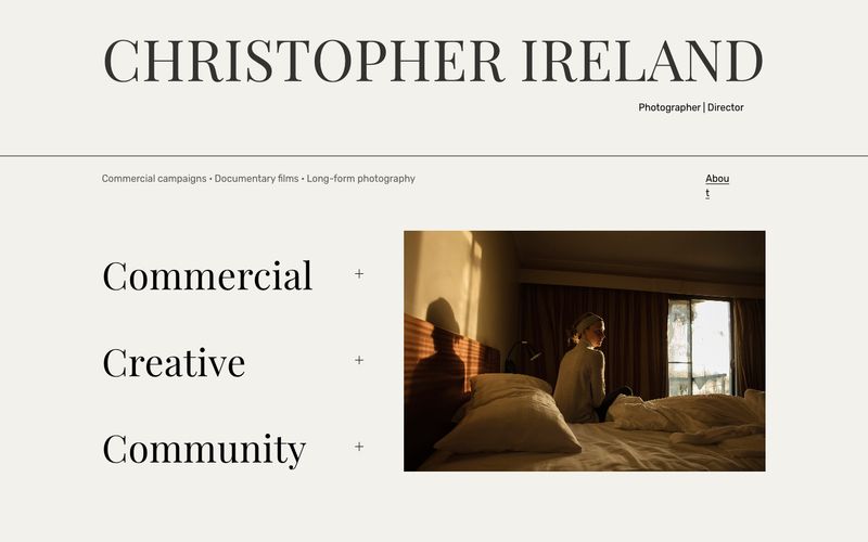 CHRISTOPHER IRELAND CREATIVE preview