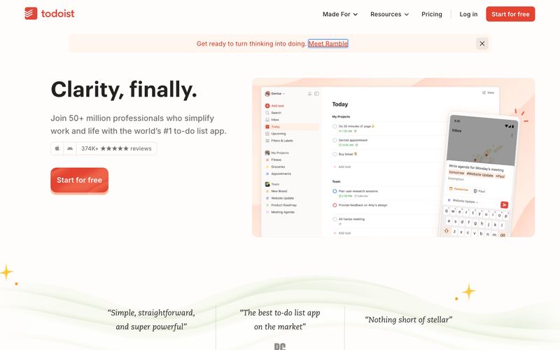 Todoist preview
