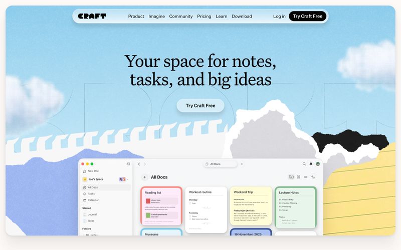 Craft Docs preview