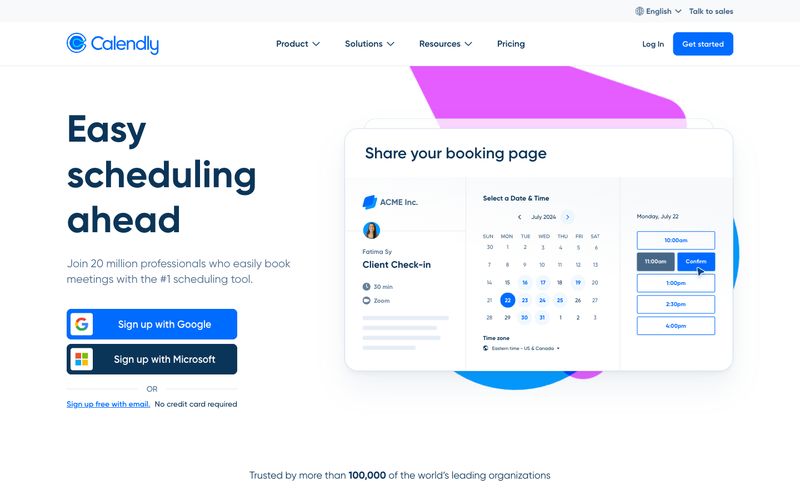 Calendly.com preview