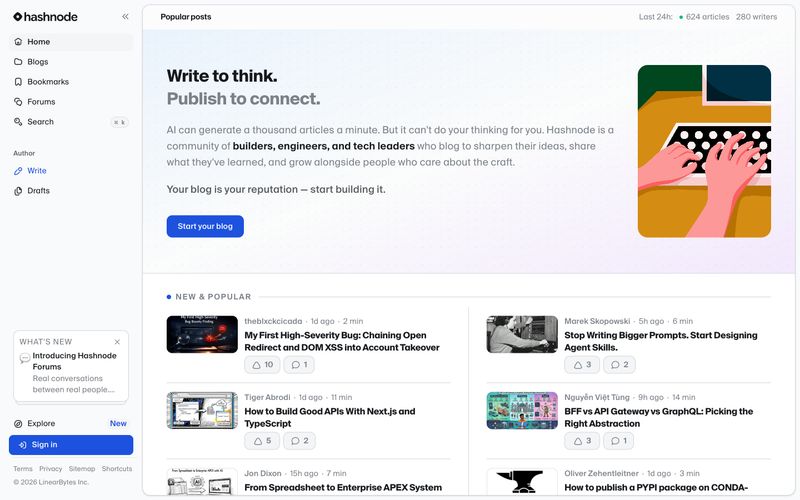 Hashnode preview