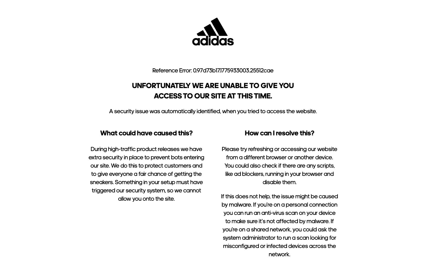 adidas captured reference