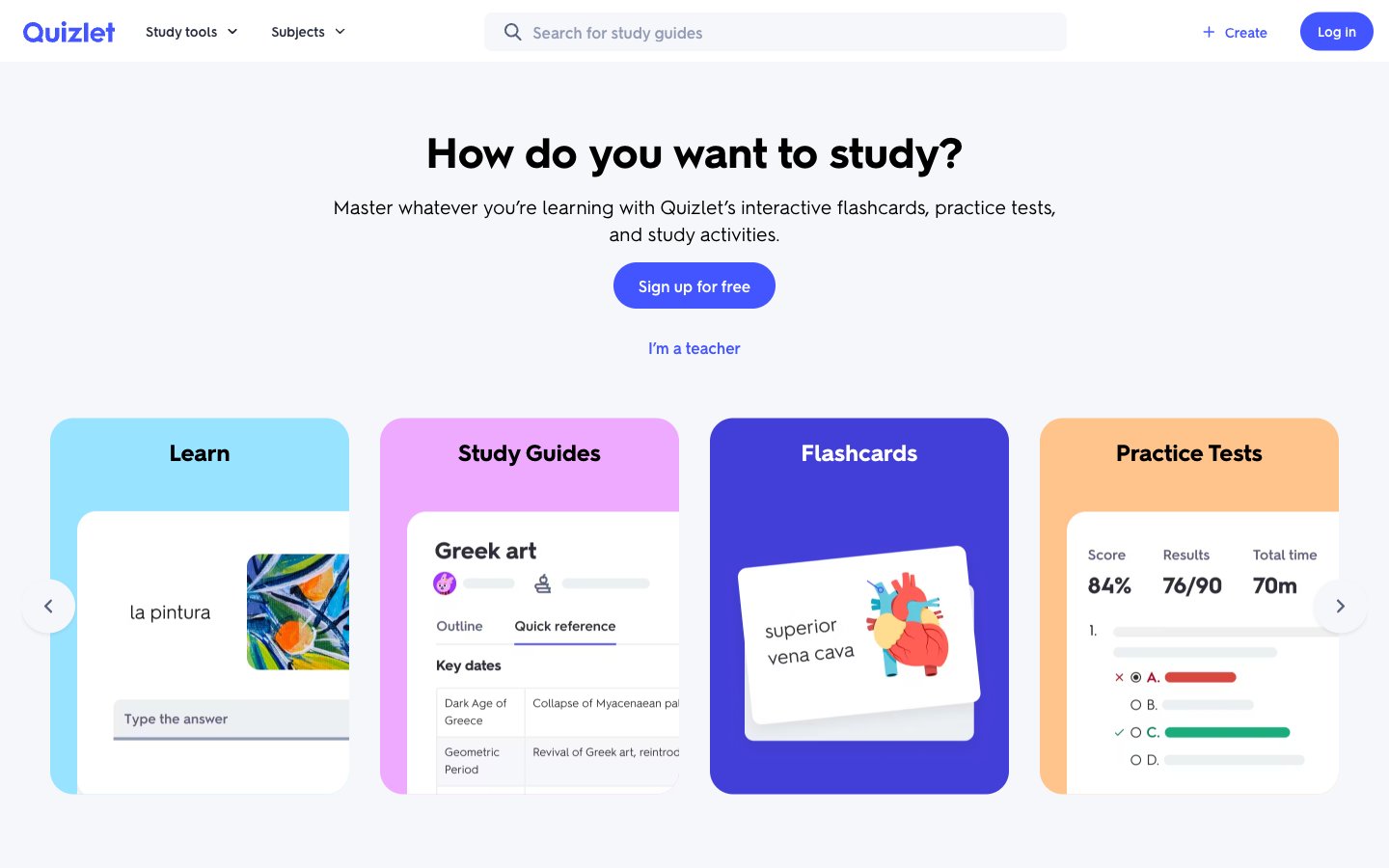 Quizlet captured reference