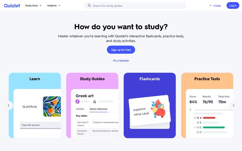 Quizlet preview