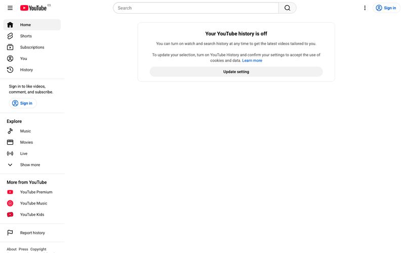 YouTube preview