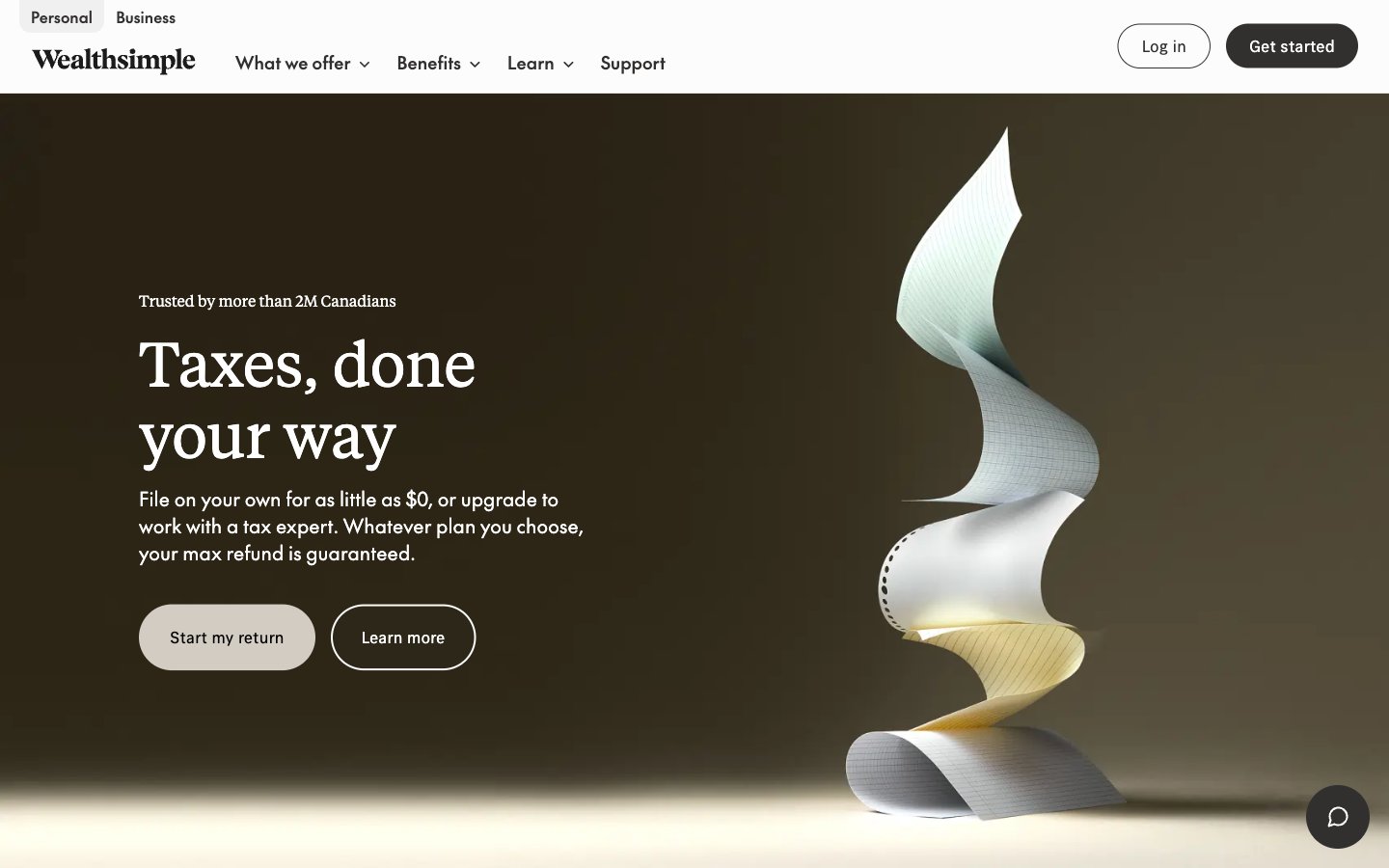 Wealthsimple captured reference
