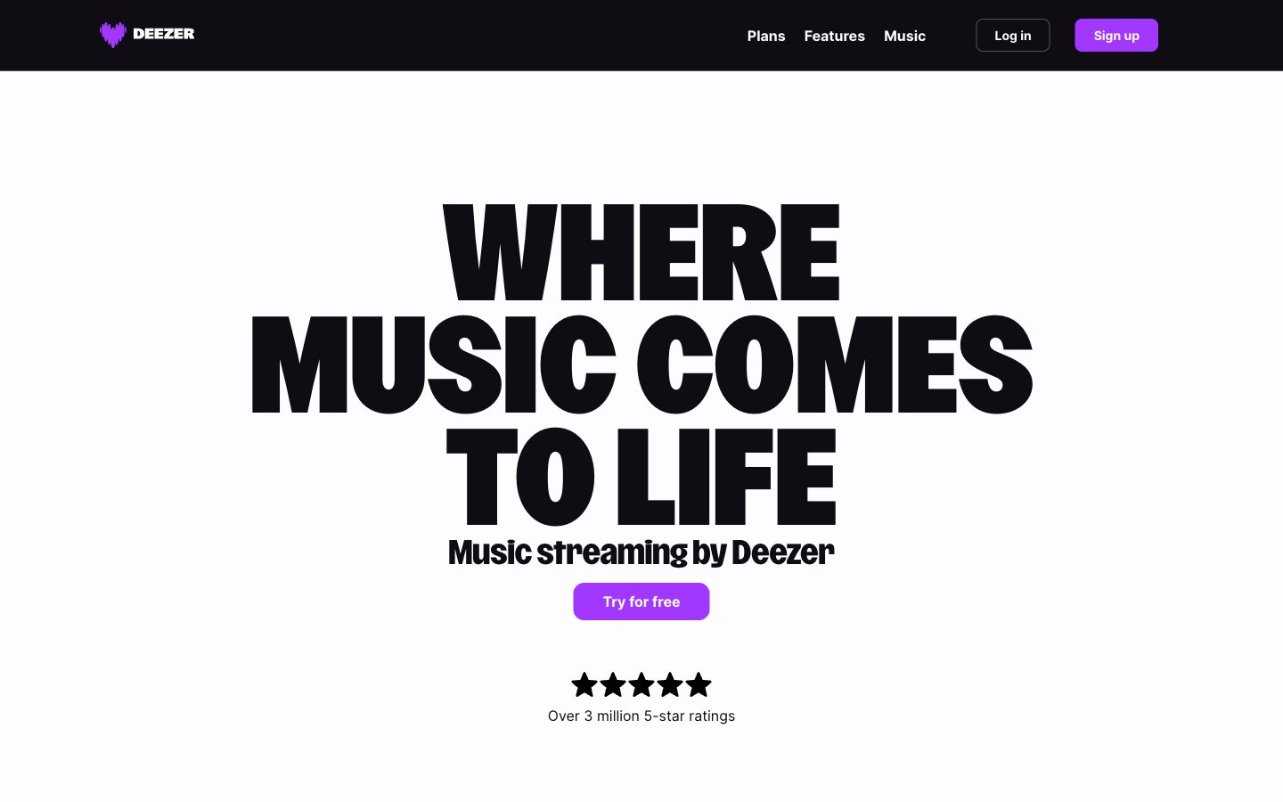 Deezer captured reference
