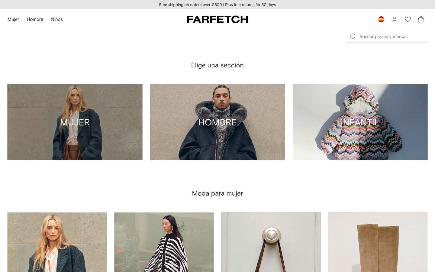 FARFETCH España captured reference