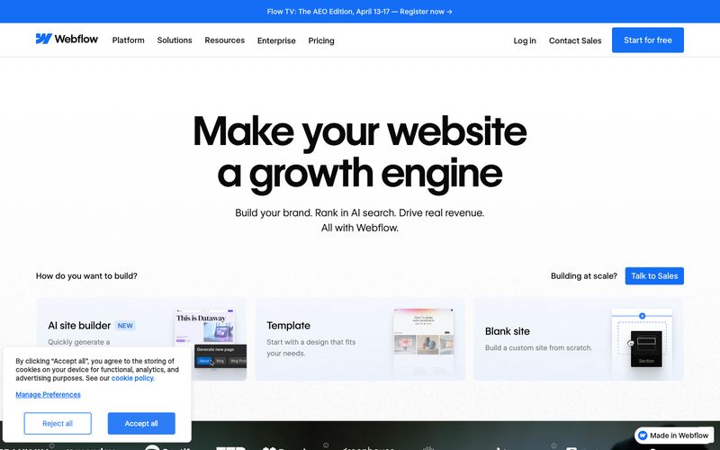 Webflow preview
