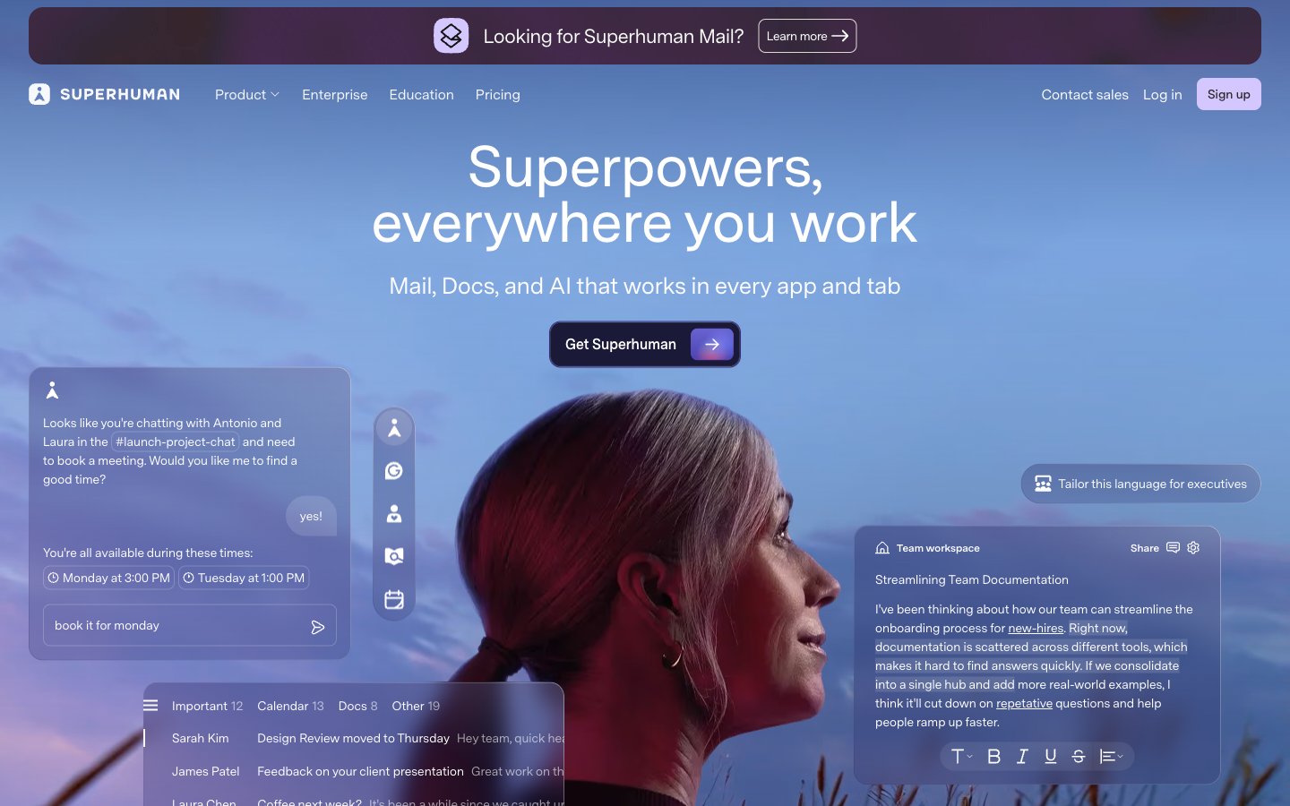 Superhuman captured reference