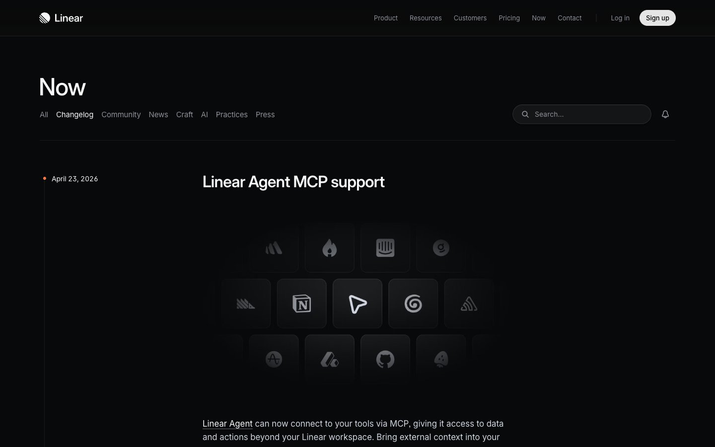 Changelog captured reference