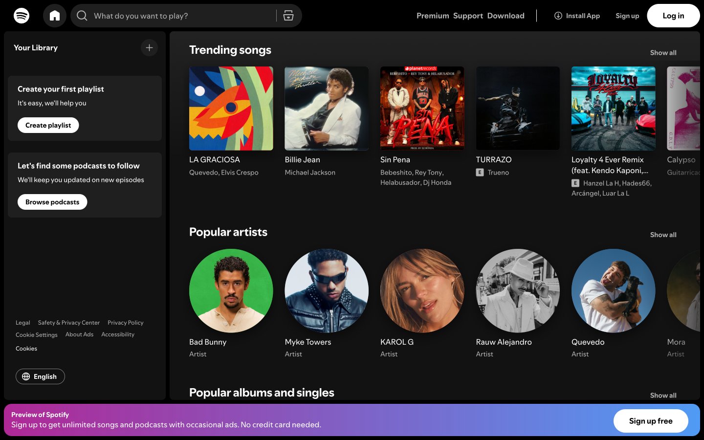 Spotify captured reference