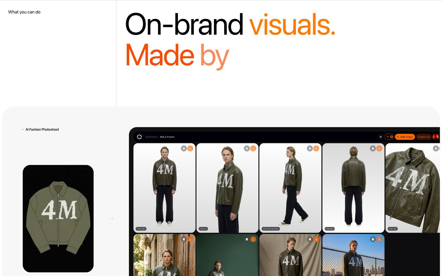 AI Product Generation captured reference
