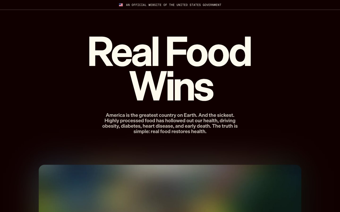 Eat Real Food captured reference