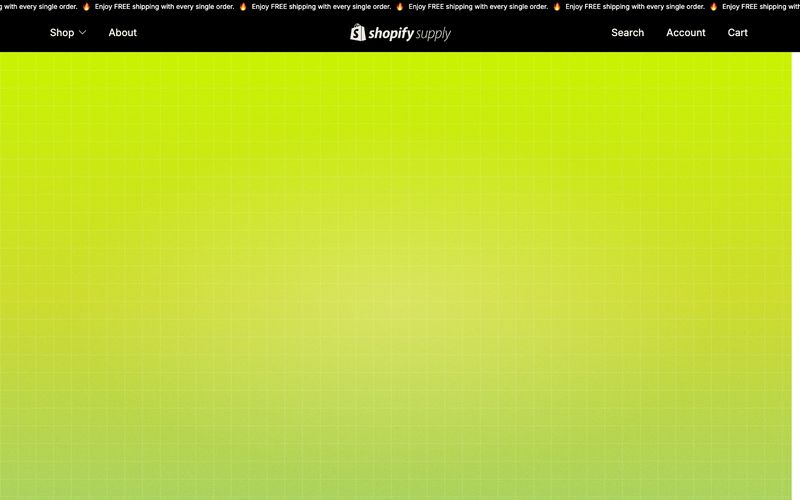 Shopify Supply preview
