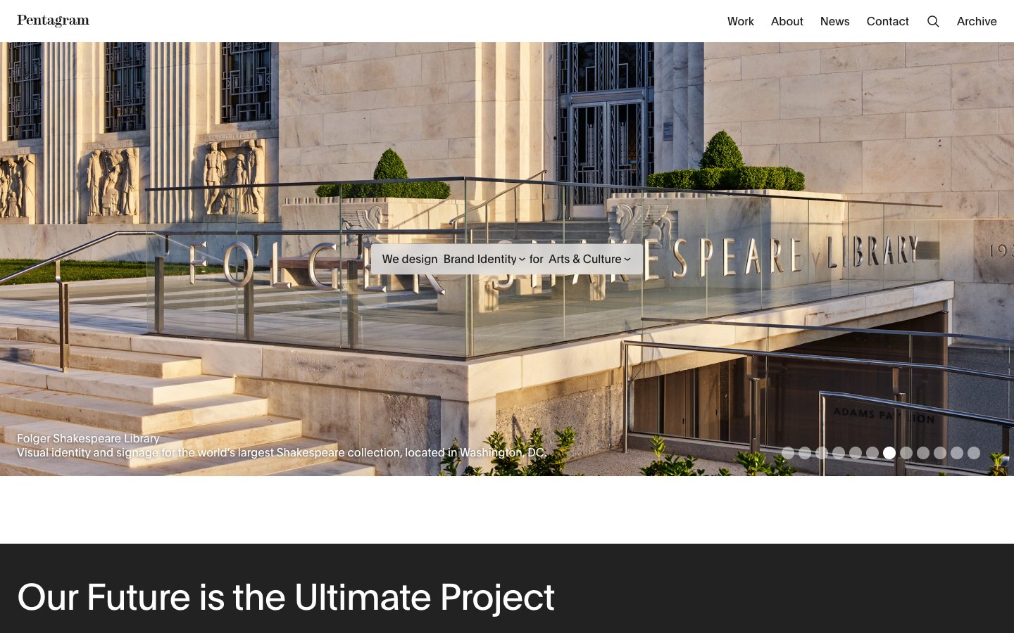 Pentagram captured reference
