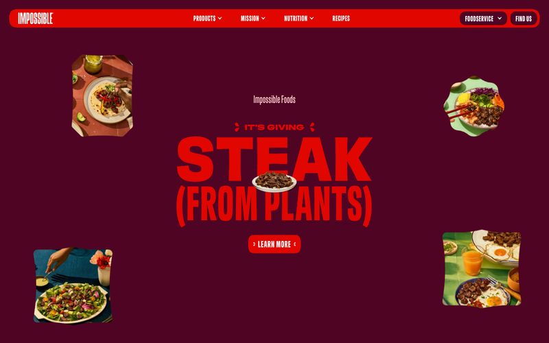 Home page | Impossible Foods preview