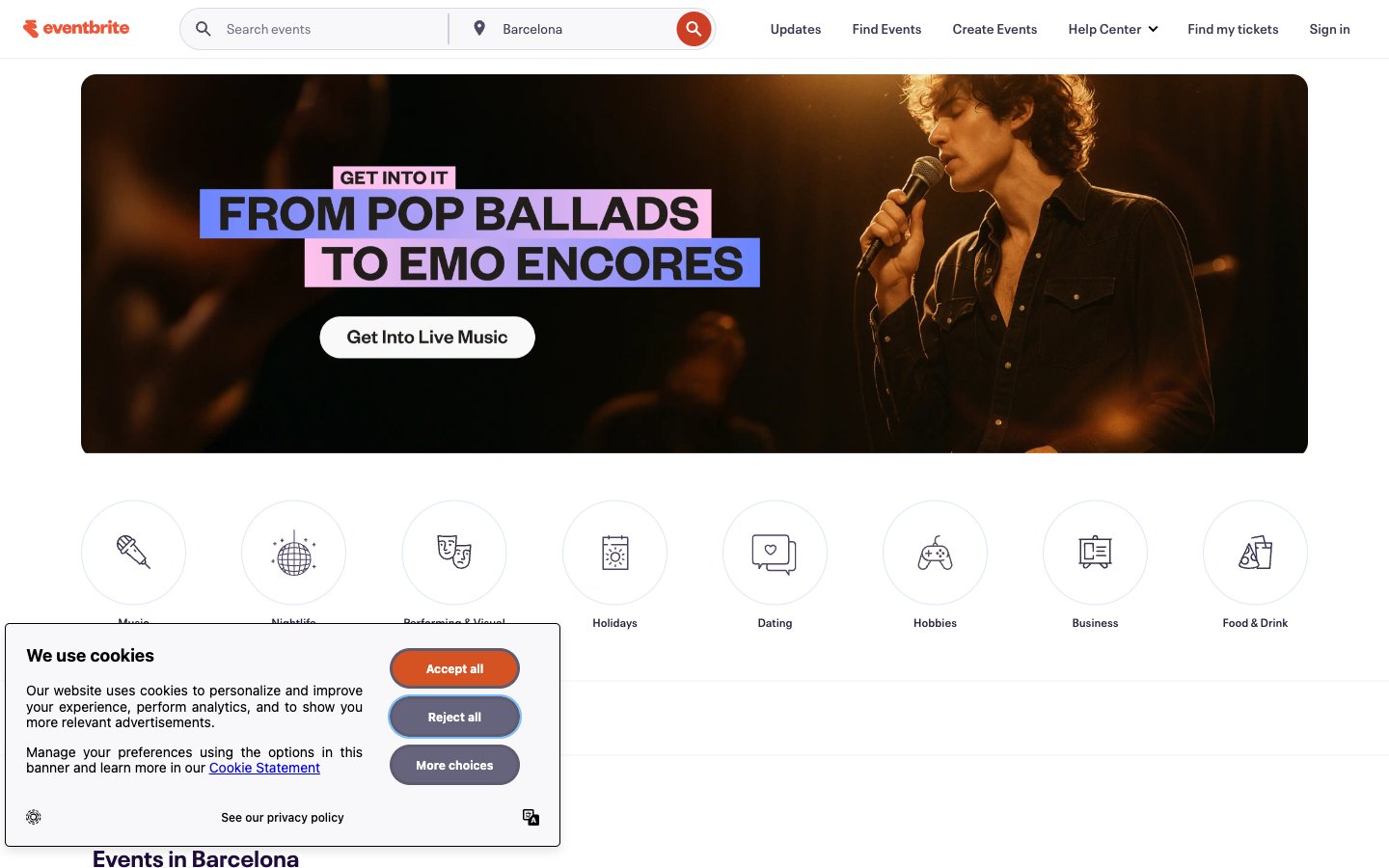 Eventbrite captured reference