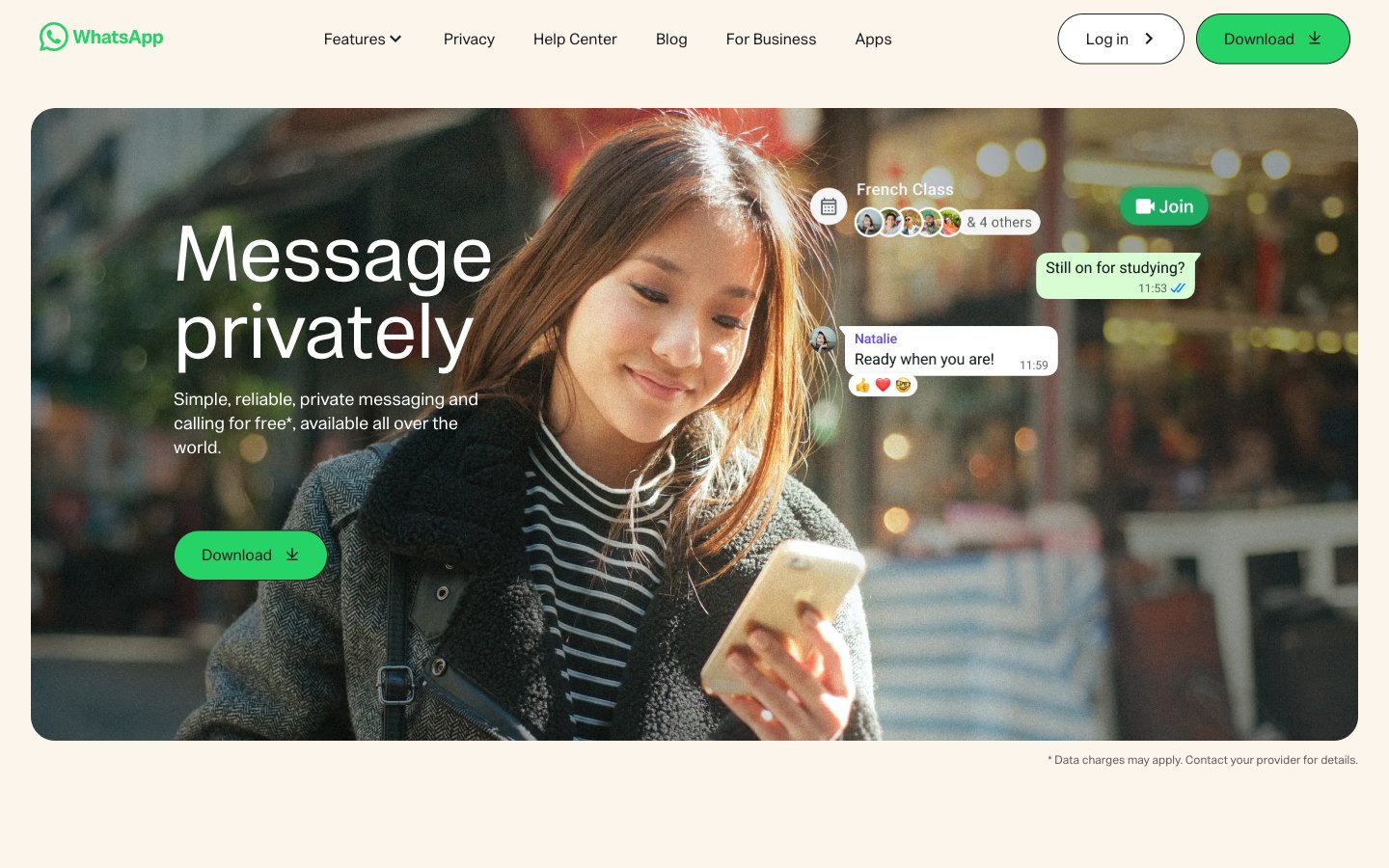 WhatsApp.com captured reference