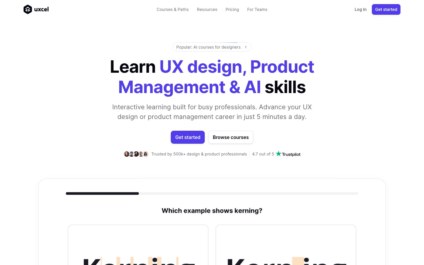 Learn UX Design captured reference