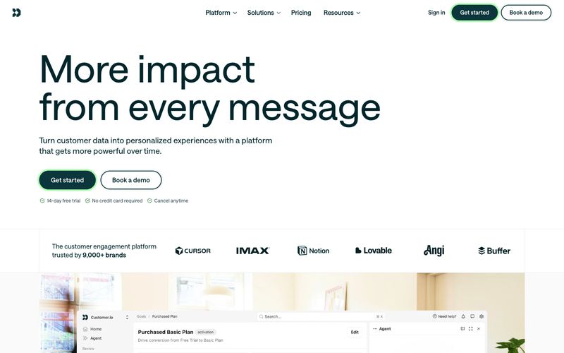 customer.io preview