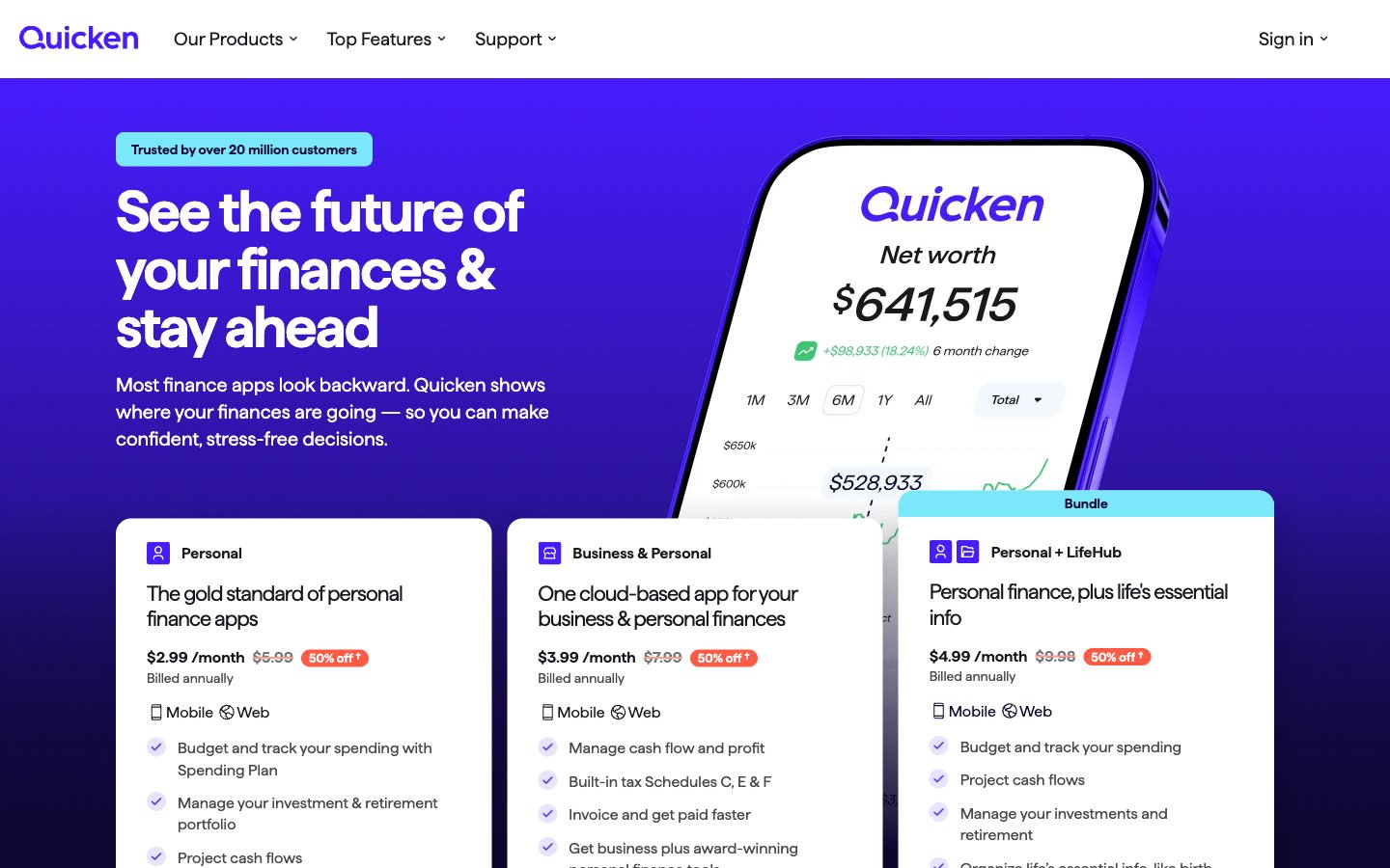Quicken captured reference