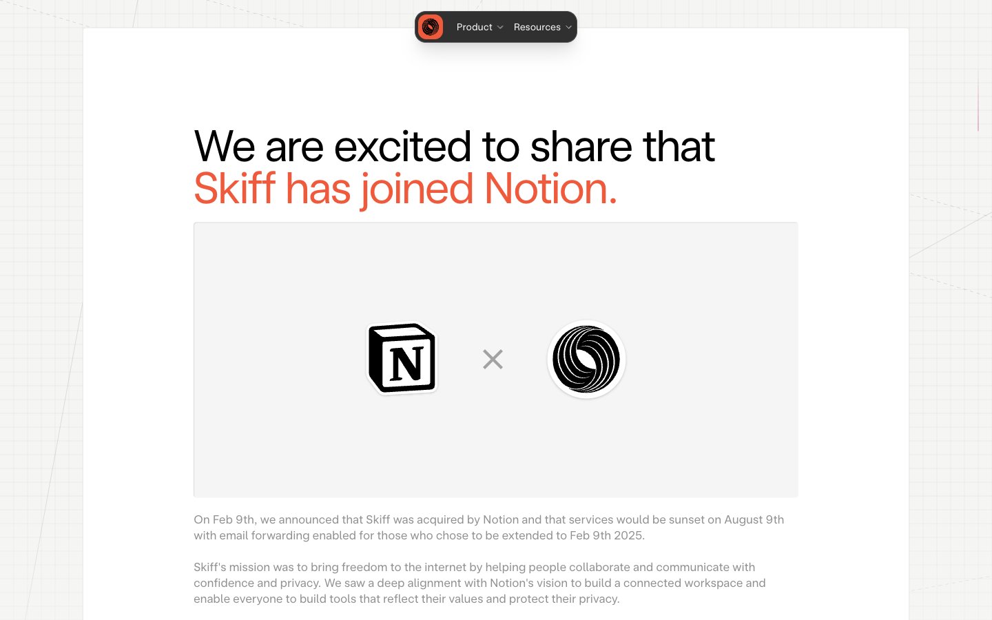 skiff.com captured reference