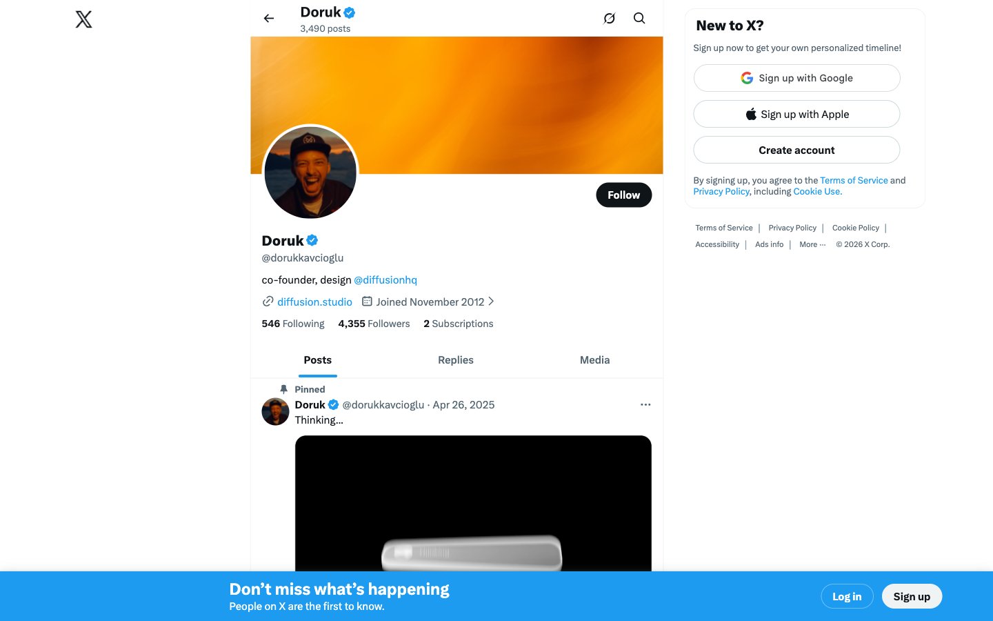 X (formerly Twitter) captured reference