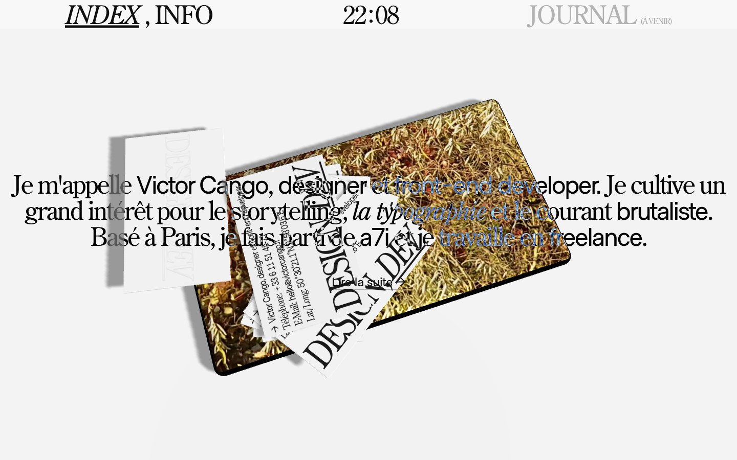 Victor Cango captured reference