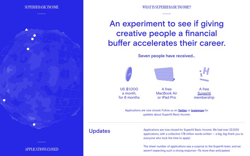 SuperHi Basic Income preview