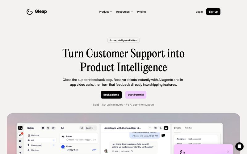 Gleap preview