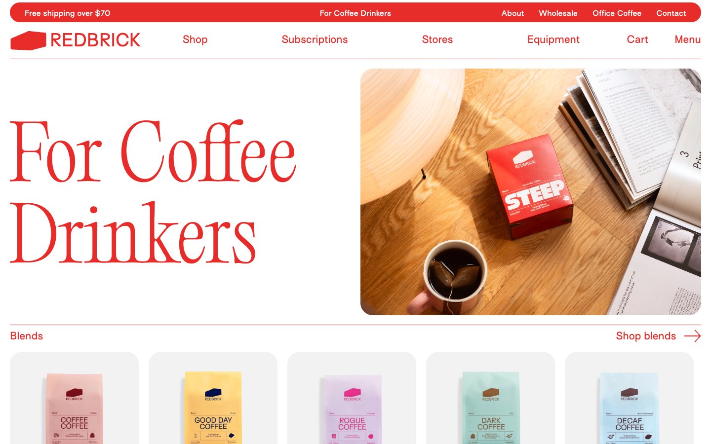 Redbrick Coffee captured reference