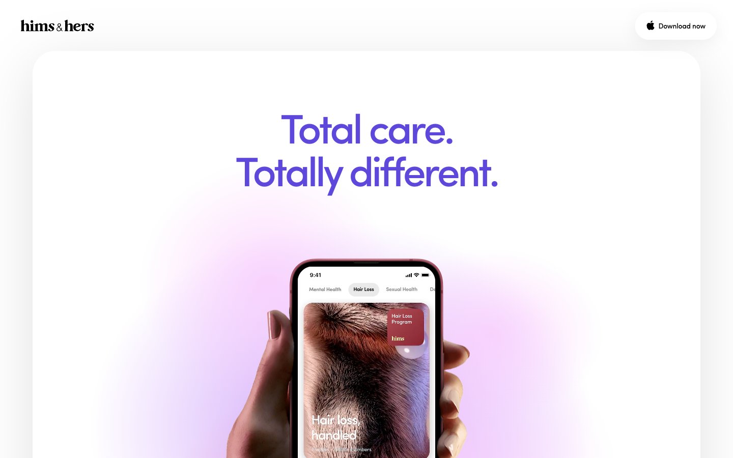 Hims App captured reference