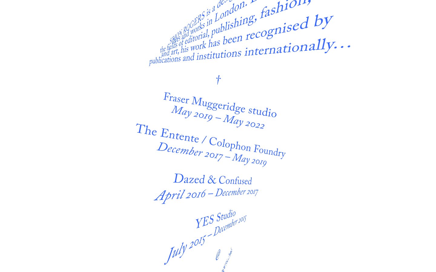 Simon Rogers captured reference