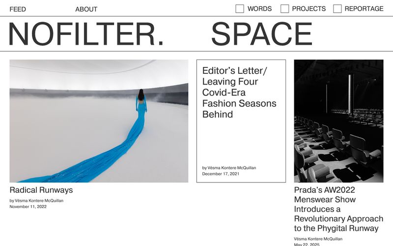 Nofilter.space preview
