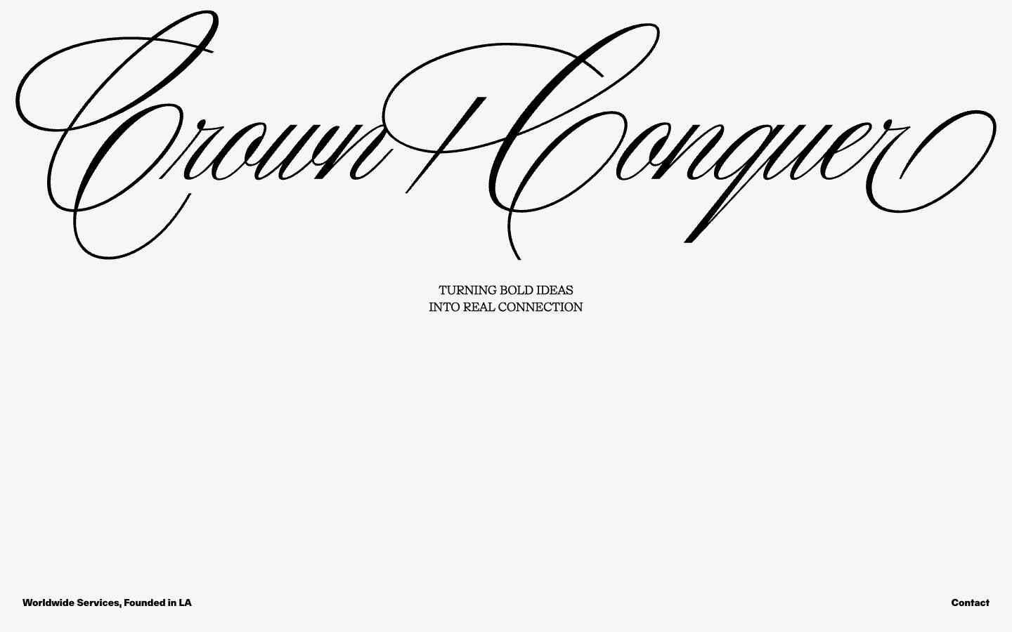 Crown + Conquer captured reference