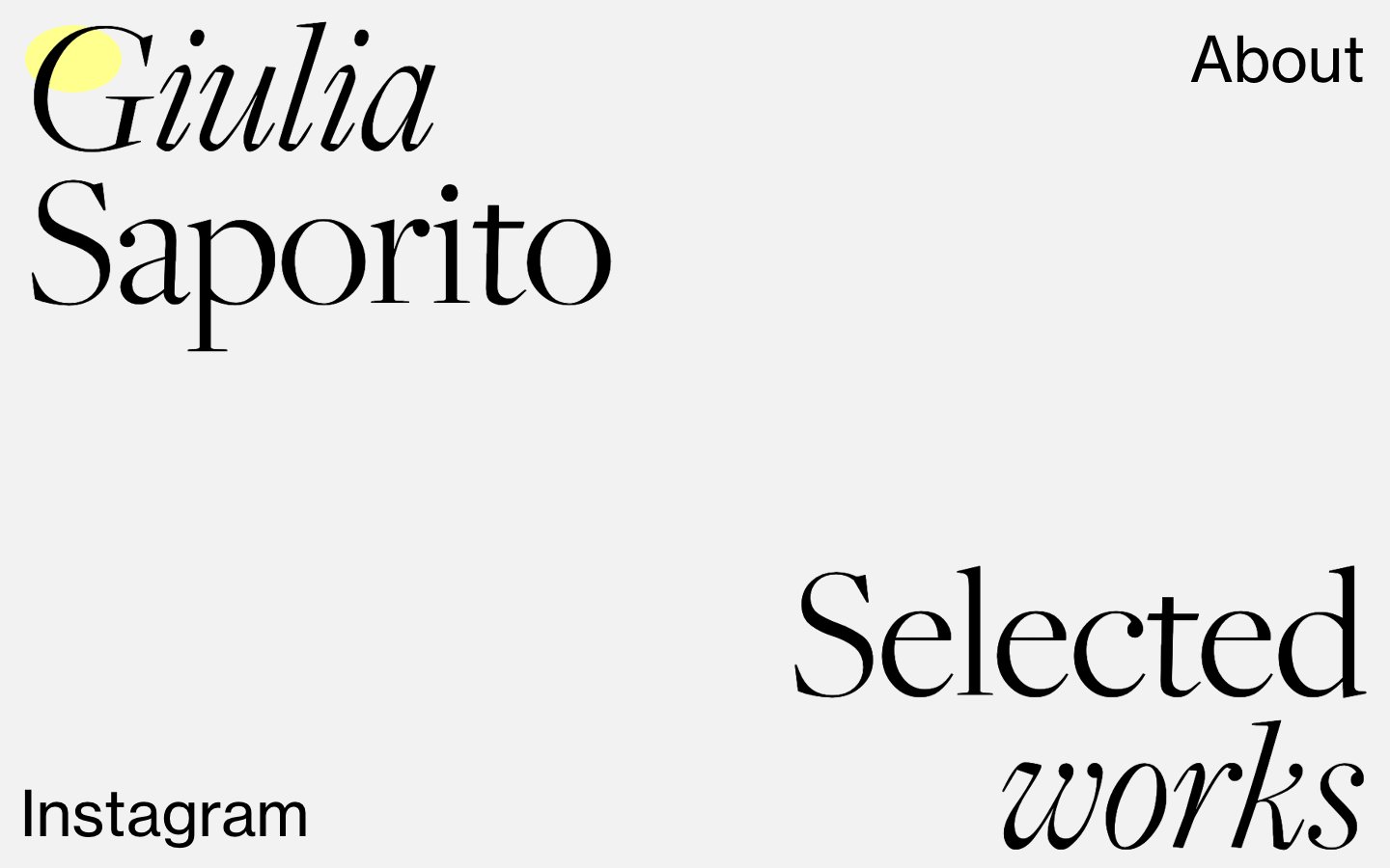 Giulia Saporito captured reference