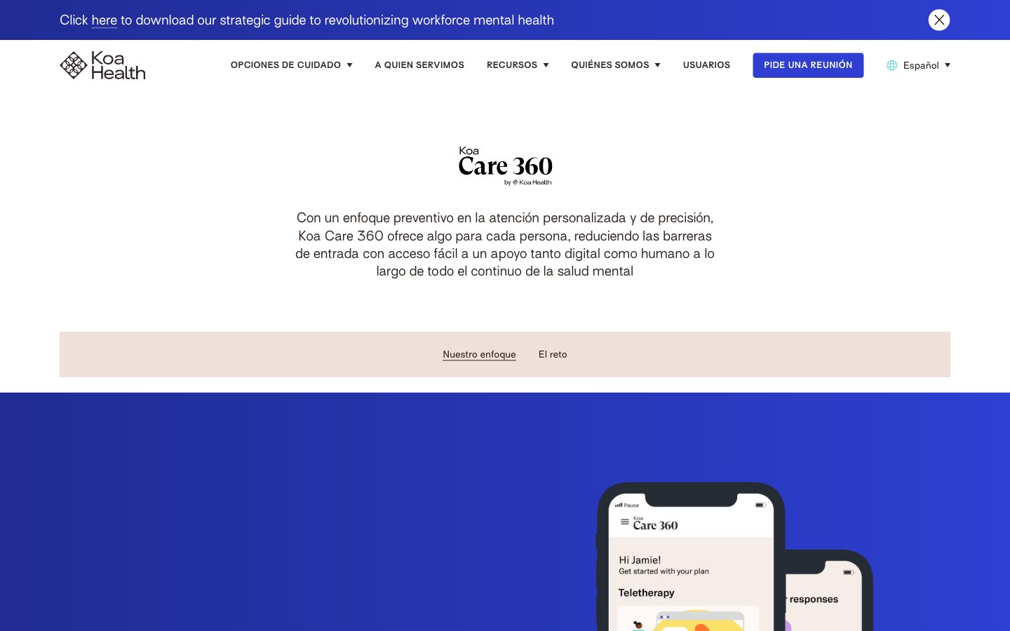 Koa Health captured reference