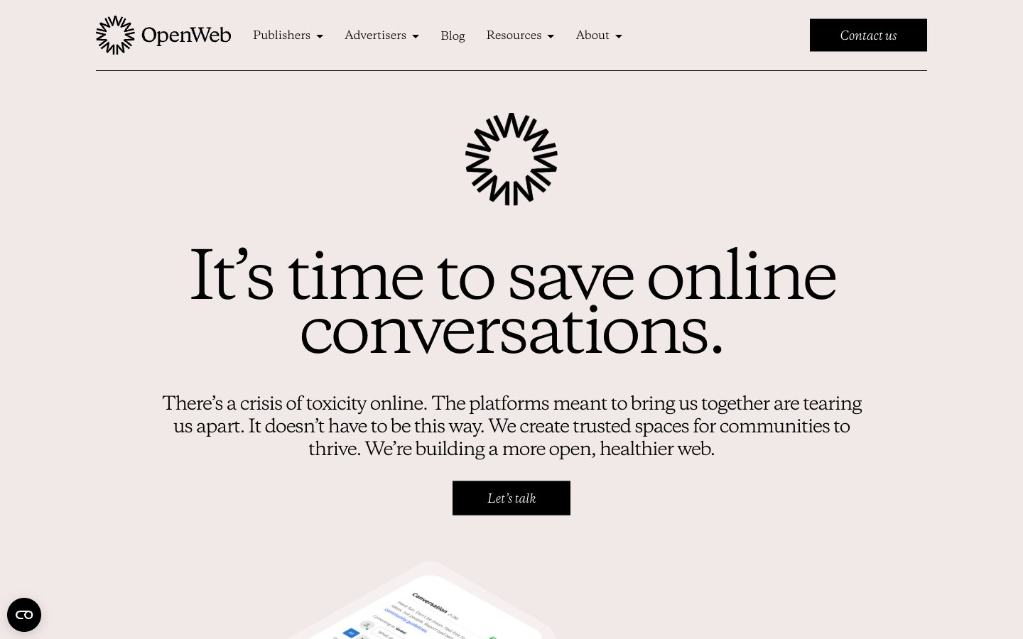 OpenWeb captured reference
