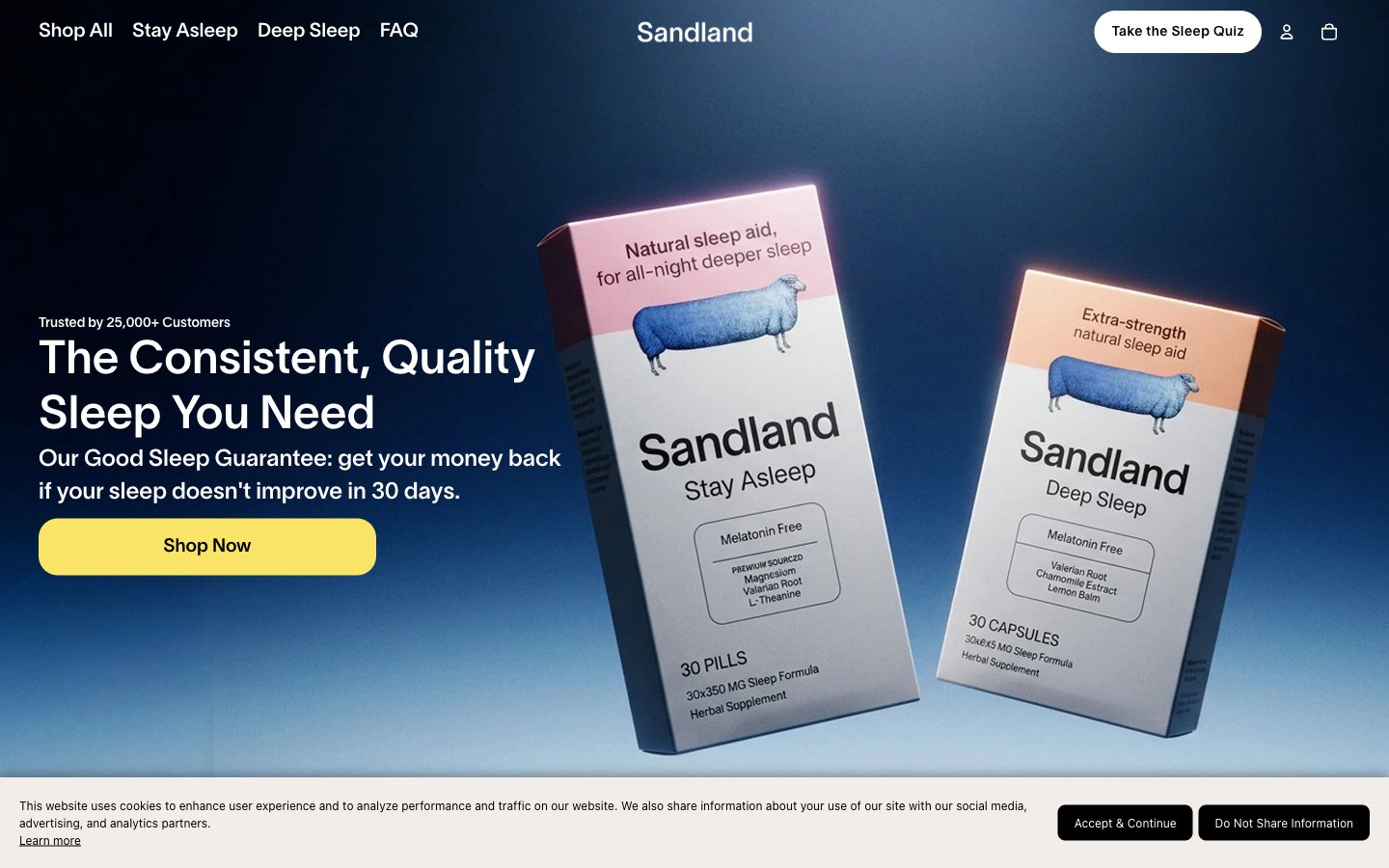 Sandland Sleep captured reference