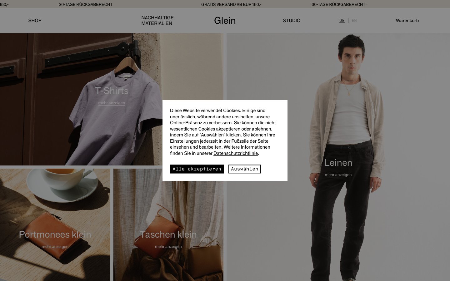 Glein captured reference